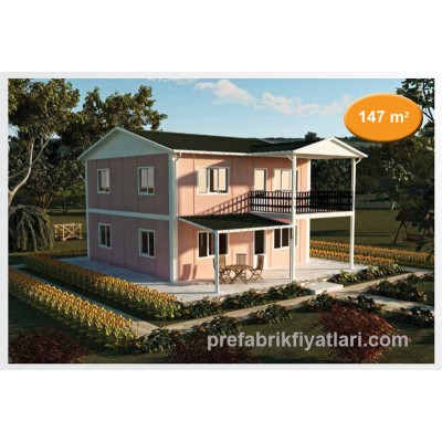 147 m² Prefabrik Ev Dublex 4+1 (BALKONLU)