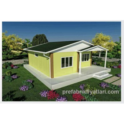 62 M² PREFABRİK EV 2+1 ( VERANDALI )